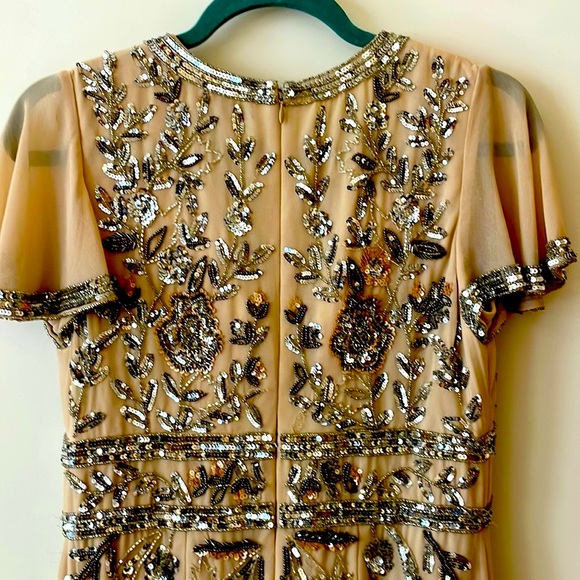 Aidan Mattox beaded gown size 6 - Picture 6 of 10